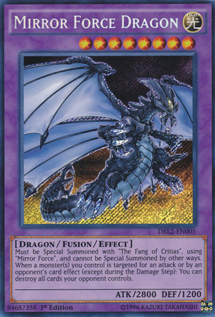 Mirror Force Dragon [DRL2-EN005] Secret Rare | Play N Trade Winnipeg