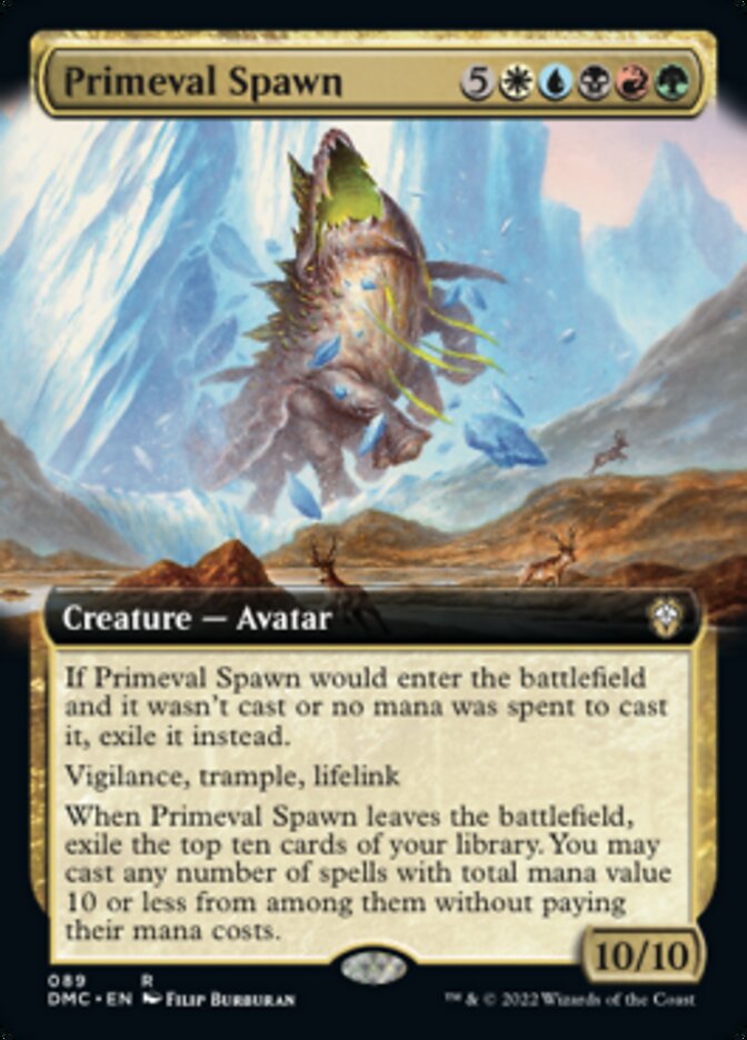 Primeval Spawn (Extended Art) [Dominaria United Commander] | Play N Trade Winnipeg