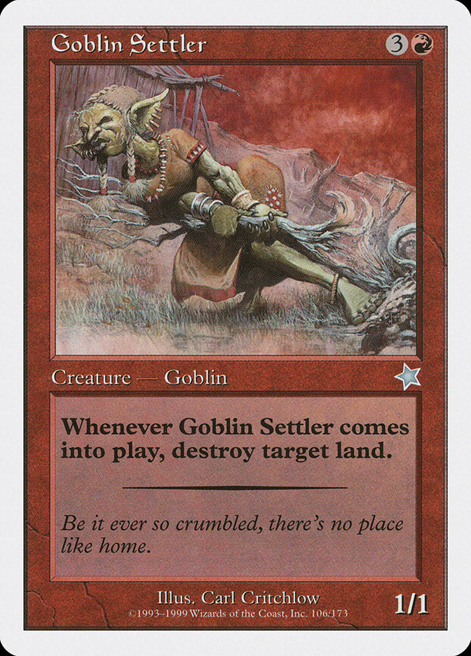 Goblin Settler [Starter 1999] | Play N Trade Winnipeg