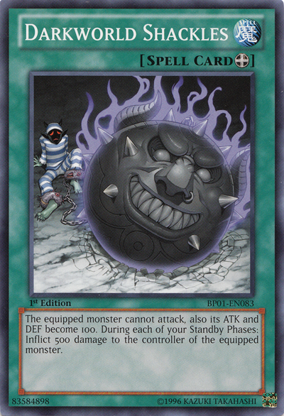 Darkworld Shackles [BP01-EN083] Common | Play N Trade Winnipeg