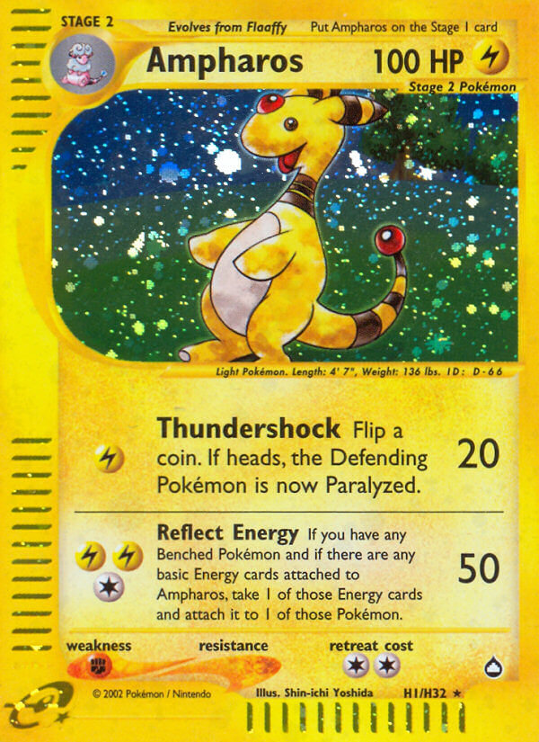 Ampharos (H1/H32) [Aquapolis] | Play N Trade Winnipeg