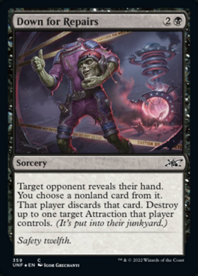 Down for Repairs (Galaxy Foil) [Unfinity] | Play N Trade Winnipeg