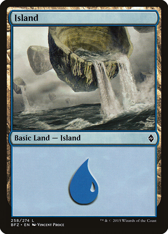 Island (258a) [Battle for Zendikar] | Play N Trade Winnipeg