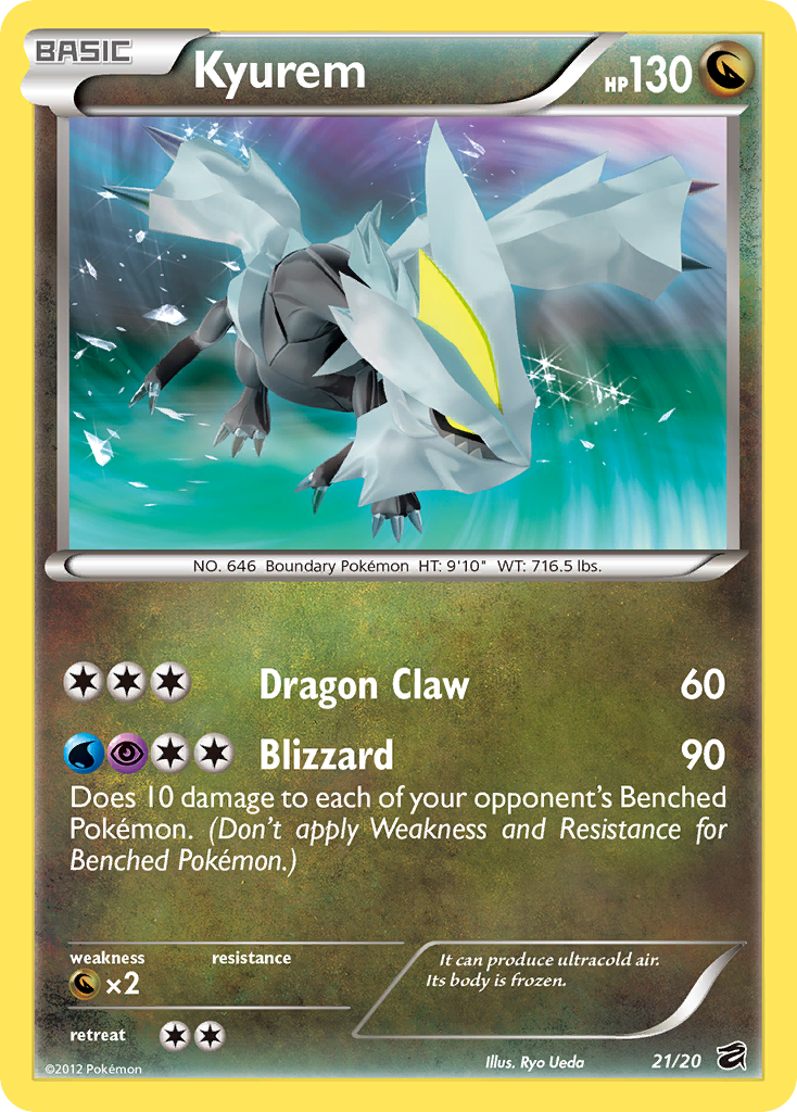 Kyurem (21/20) [Black & White: Dragon Vault] | Play N Trade Winnipeg