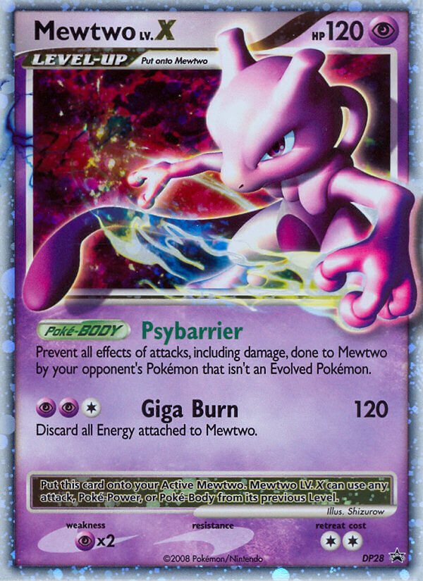 Mewtwo LV.X (DP28) [Diamond & Pearl: Black Star Promos] | Play N Trade Winnipeg