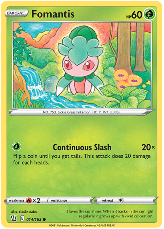 Fomantis (014/163) [Sword & Shield: Battle Styles] | Play N Trade Winnipeg