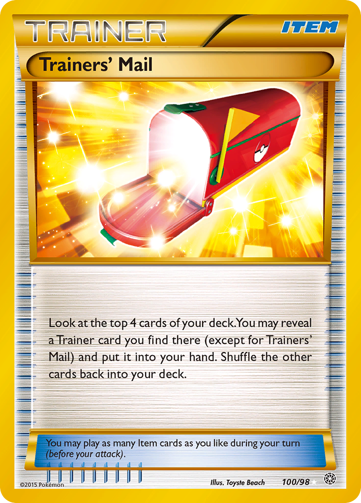 Trainers' Mail (100/98) [XY: Ancient Origins] | Play N Trade Winnipeg