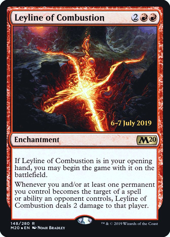 Leyline of Combustion  [Core Set 2020 Prerelease Promos] | Play N Trade Winnipeg