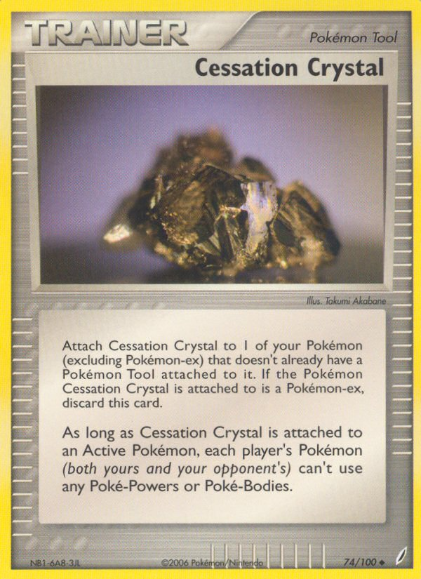 Cessation Crystal (74/100) [EX: Crystal Guardians] | Play N Trade Winnipeg