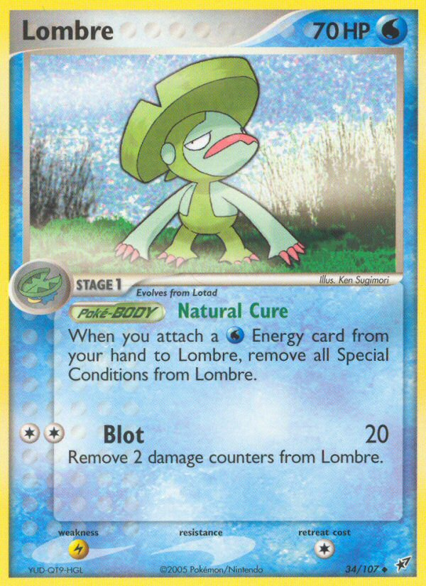Lombre (34/107) [EX: Deoxys] | Play N Trade Winnipeg