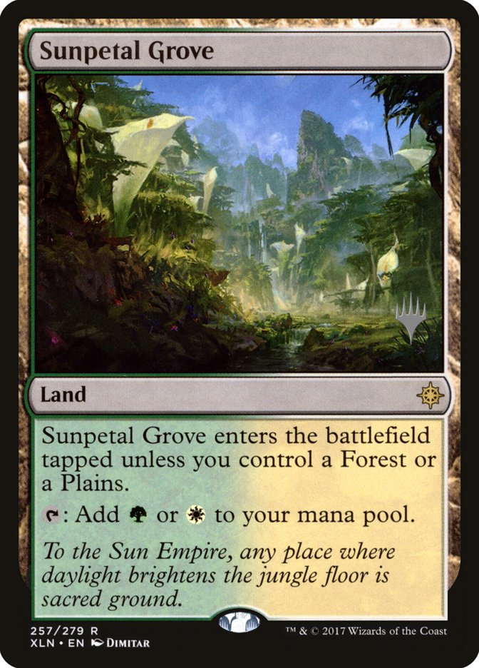 Sunpetal Grove (Promo Pack) [Ixalan Promos] | Play N Trade Winnipeg