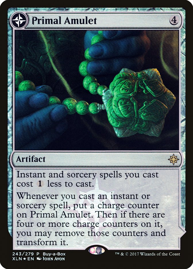 Primal Amulet // Primal Wellspring (Buy-A-Box) [Ixalan Treasure Chest] | Play N Trade Winnipeg