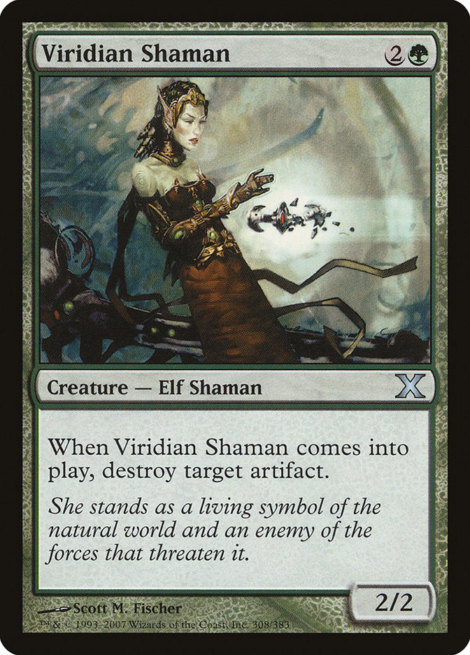 Viridian Shaman [Tenth Edition] | Play N Trade Winnipeg