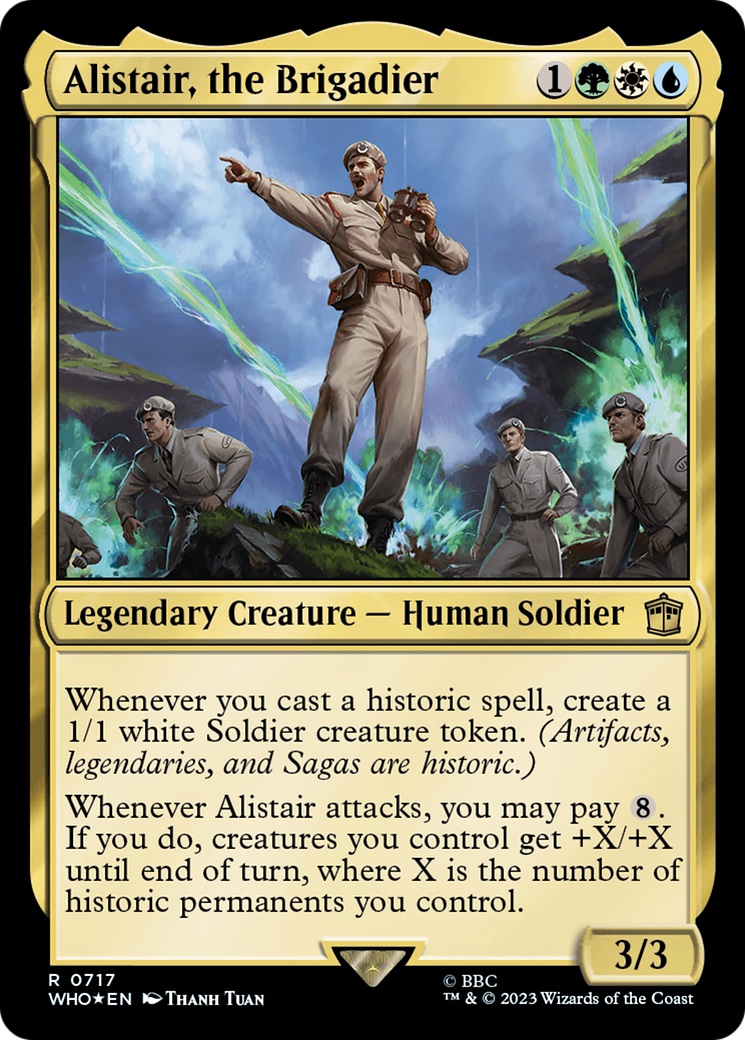 Alistair, the Brigadier (Surge Foil) [Doctor Who] | Play N Trade Winnipeg