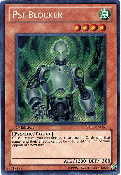 Psi-Blocker [STBL-EN086] Secret Rare | Play N Trade Winnipeg