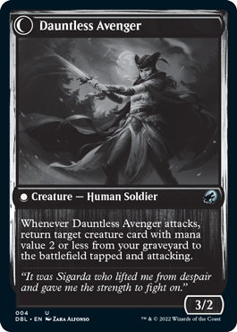 Bereaved Survivor // Dauntless Avenger [Innistrad: Double Feature] | Play N Trade Winnipeg