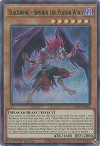 Blackwing - Simoon the Poison Wind (Green) [LDS2-EN040] Ultra Rare | Play N Trade Winnipeg