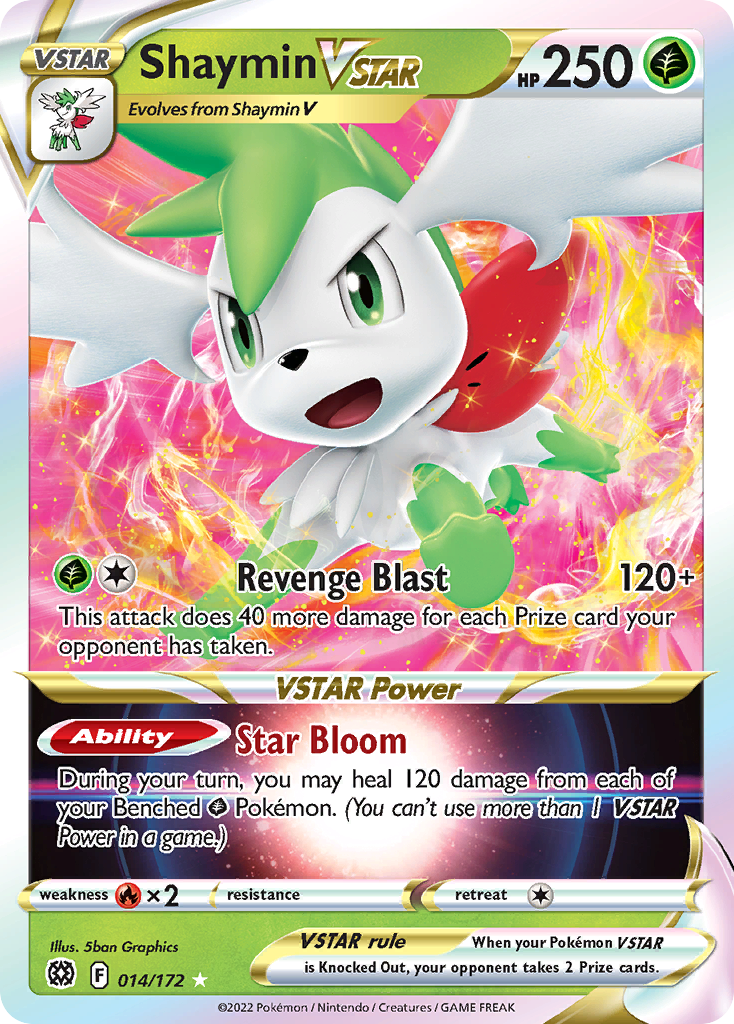 Shaymin VSTAR (014/172) (Jumbo Card) [Sword & Shield: Brilliant Stars] | Play N Trade Winnipeg