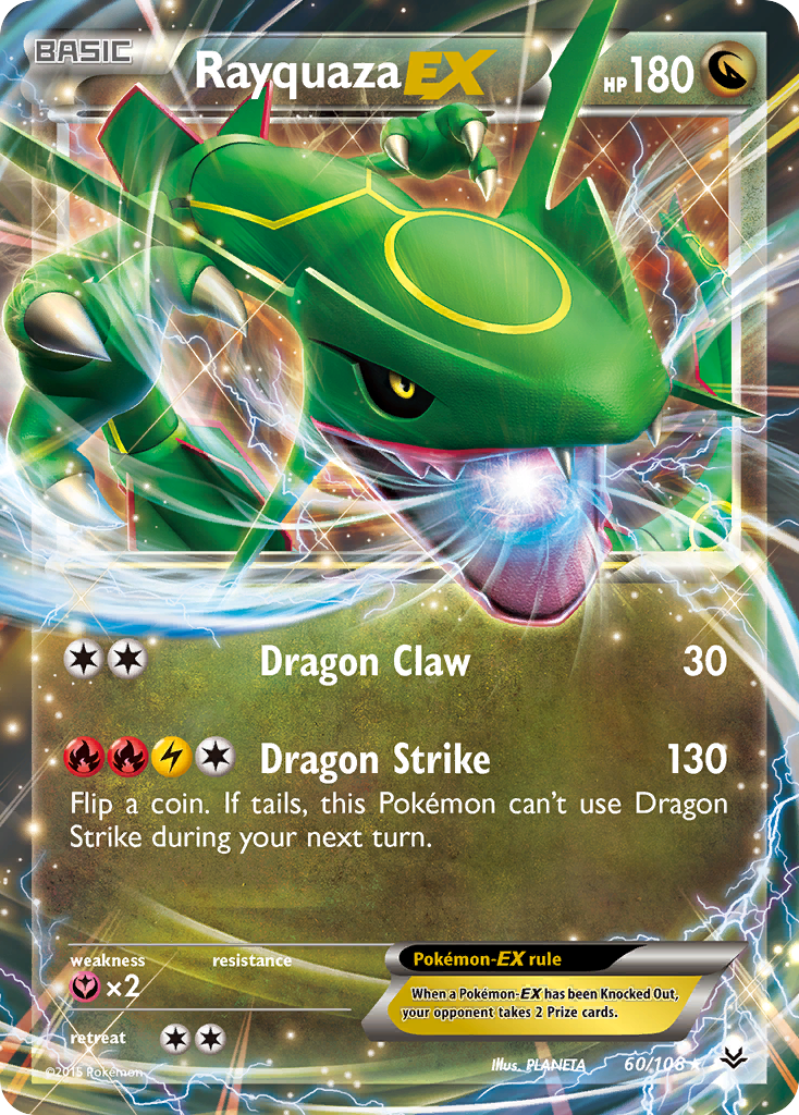 Rayquaza EX (60/108) [XY: Roaring Skies] | Play N Trade Winnipeg