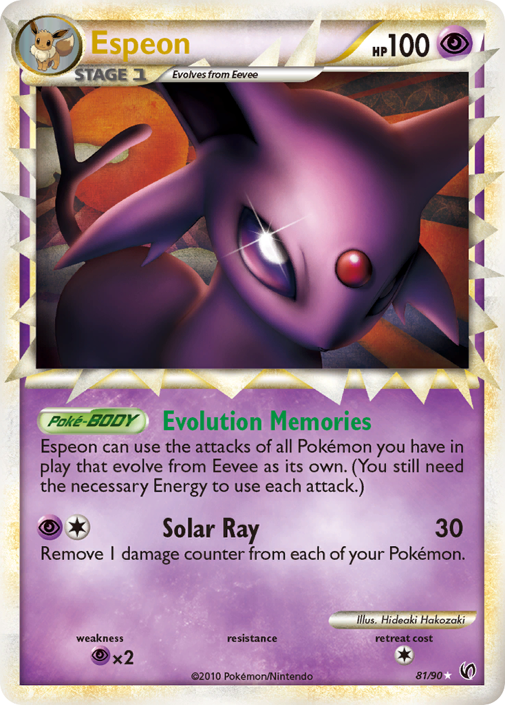 Espeon (81/90) [HeartGold & SoulSilver: Undaunted] | Play N Trade Winnipeg