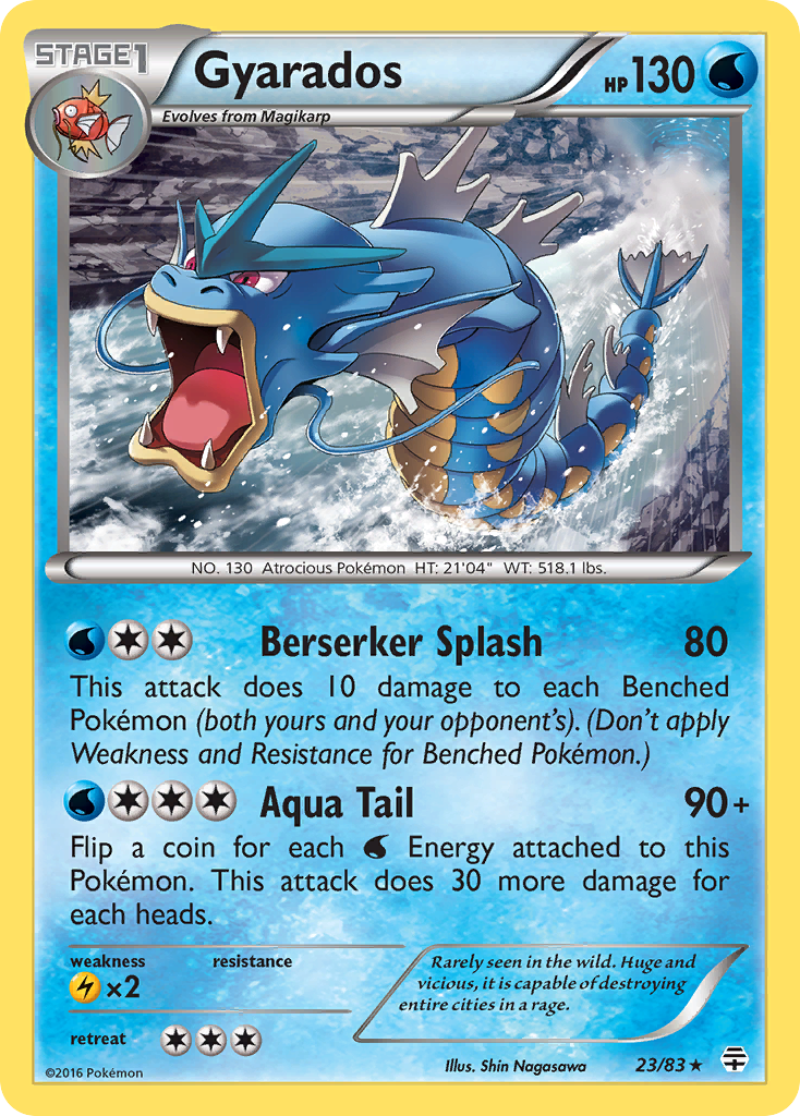 Gyarados (23/83) [XY: Generations] | Play N Trade Winnipeg