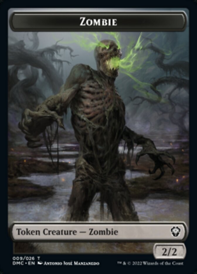 Bird (002) // Zombie Double-sided Token [Dominaria United Tokens] | Play N Trade Winnipeg