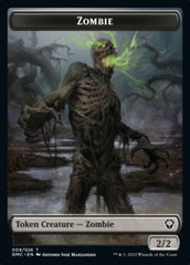 Saproling // Zombie Double-sided Token [Dominaria United Tokens] | Play N Trade Winnipeg