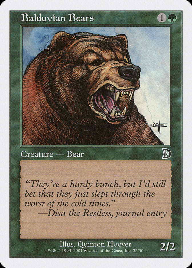 Balduvian Bears [Deckmasters] | Play N Trade Winnipeg
