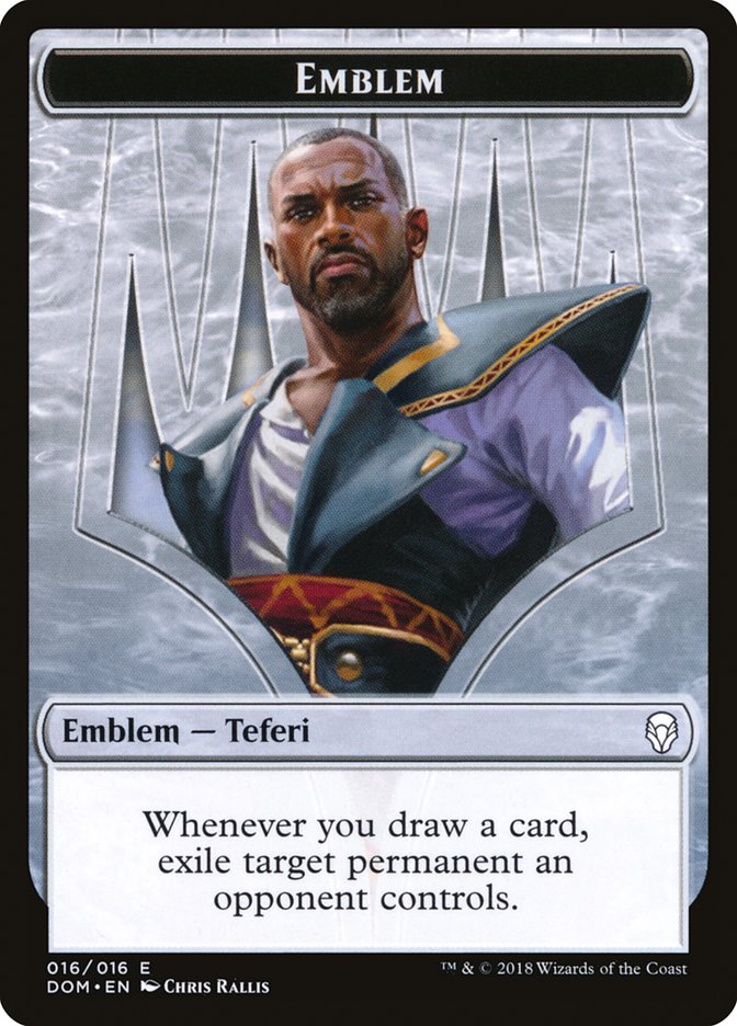 Teferi, Hero of Dominaria Emblem [Dominaria Tokens] | Play N Trade Winnipeg