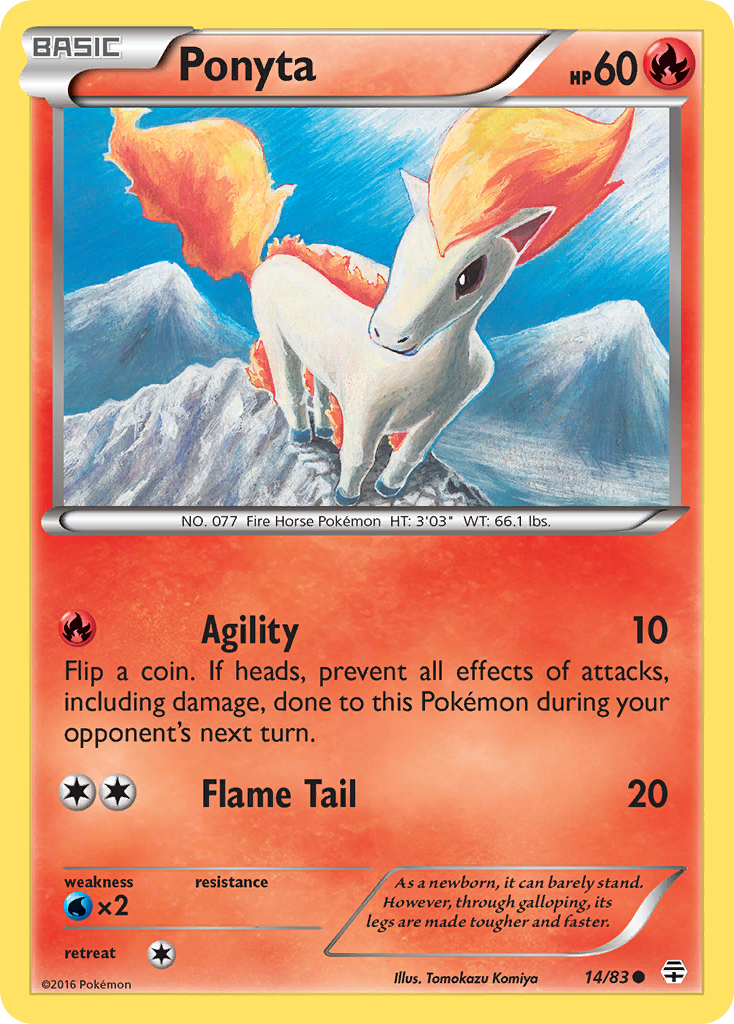 Ponyta (14/83) [XY: Generations] | Play N Trade Winnipeg