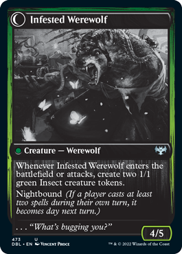 Infestation Expert // Infested Werewolf [Innistrad: Double Feature] | Play N Trade Winnipeg