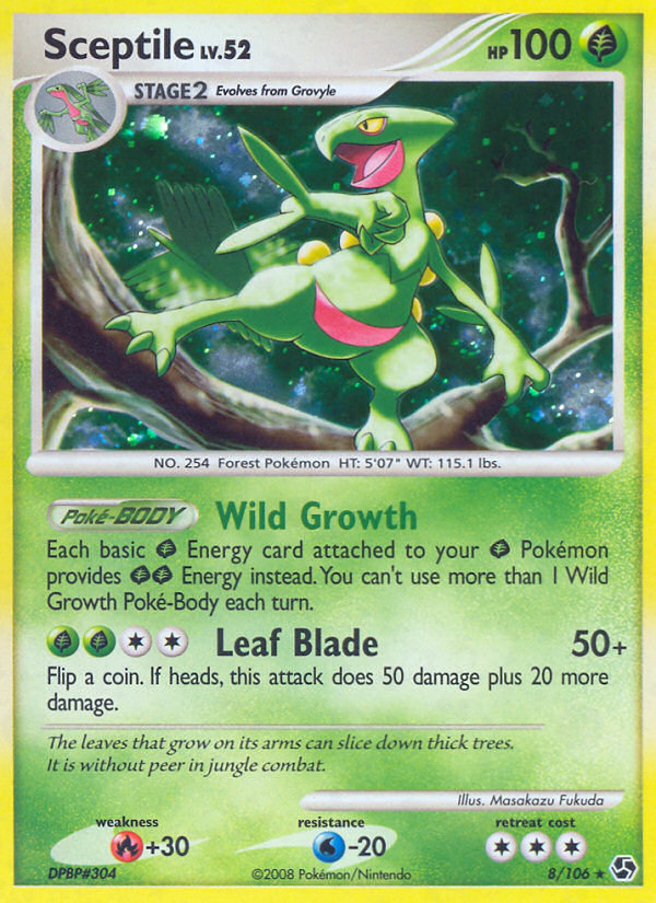 Sceptile (8/106) [Diamond & Pearl: Great Encounters] | Play N Trade Winnipeg