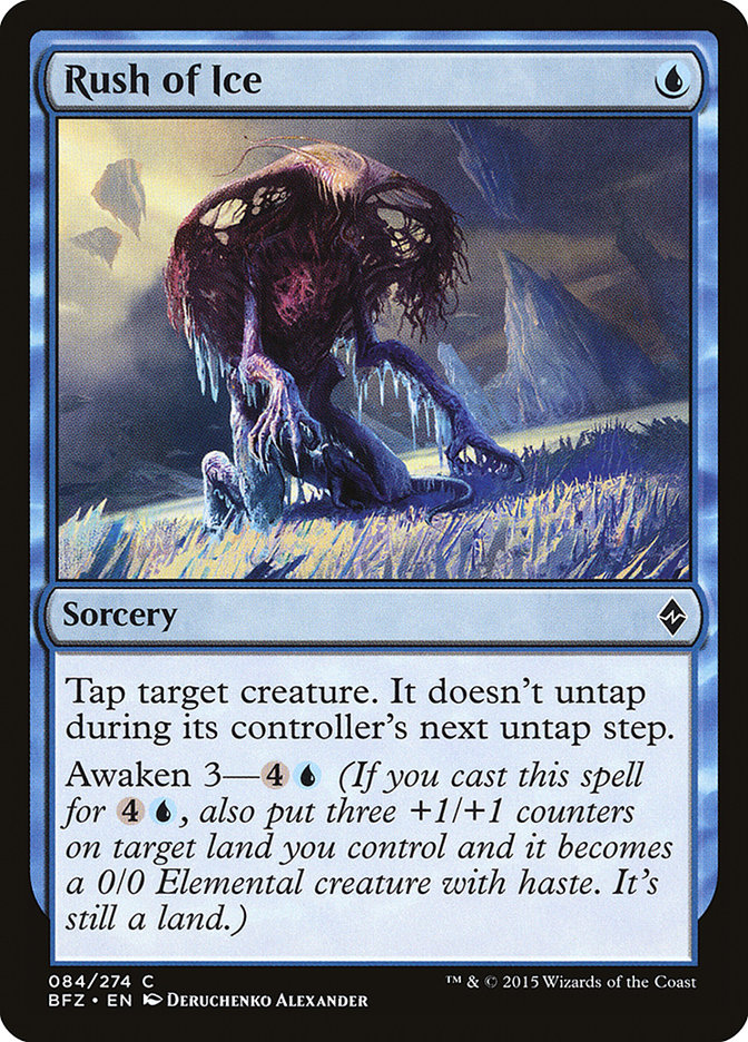 Rush of Ice [Battle for Zendikar] | Play N Trade Winnipeg