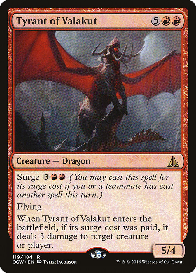 Tyrant of Valakut [Oath of the Gatewatch] | Play N Trade Winnipeg