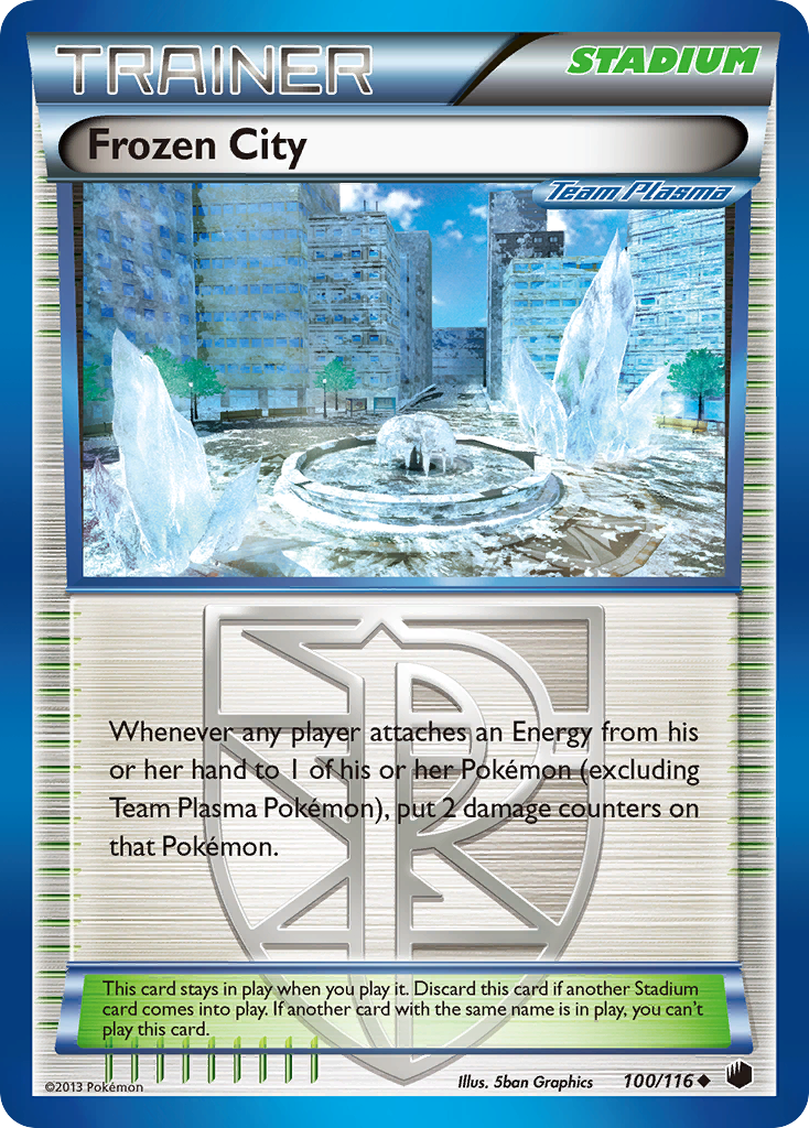 Frozen City (100/116) [Black & White: Plasma Freeze] | Play N Trade Winnipeg