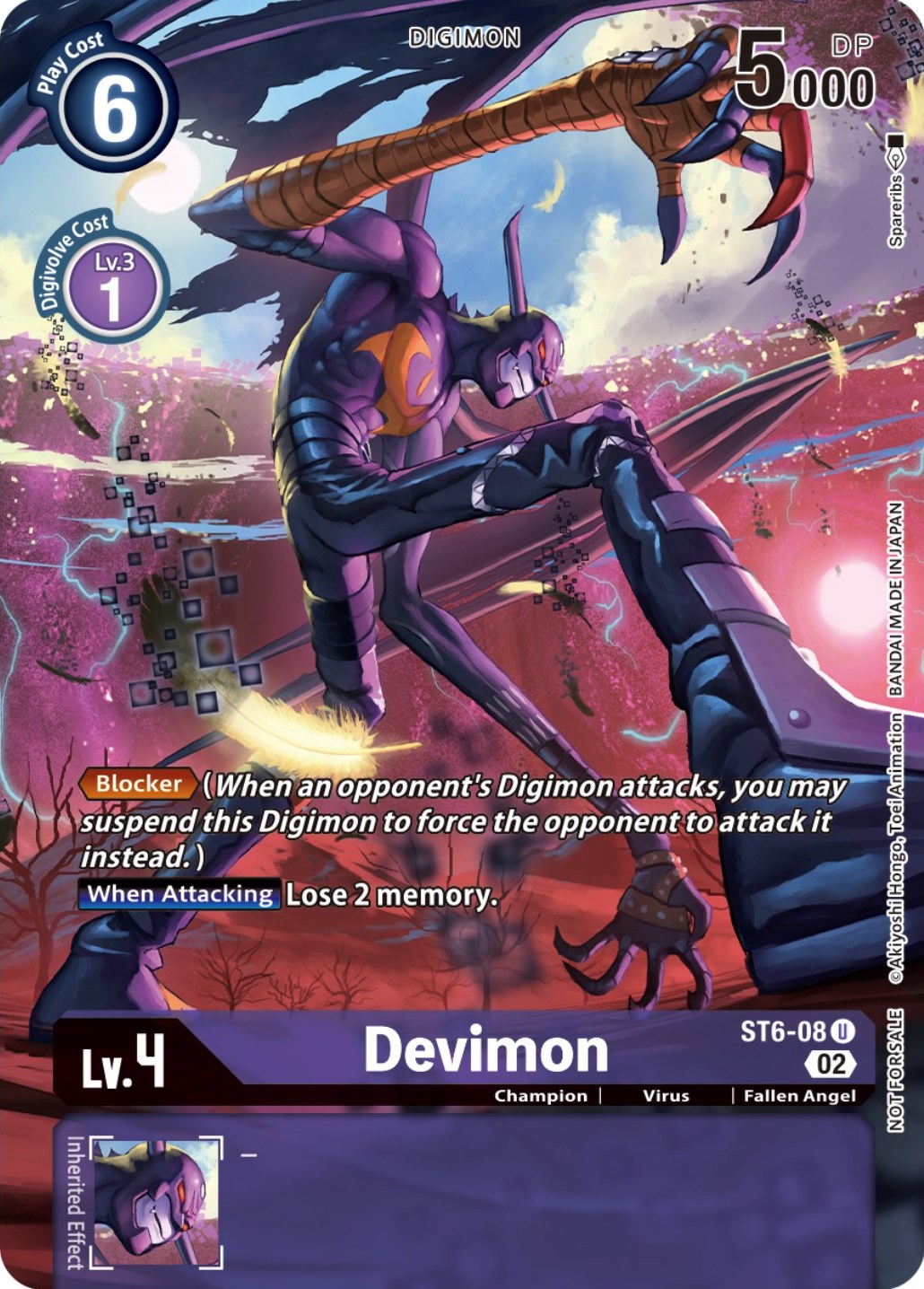 Devimon [ST6-08] (Box Topper) [Dimensional Phase] | Play N Trade Winnipeg