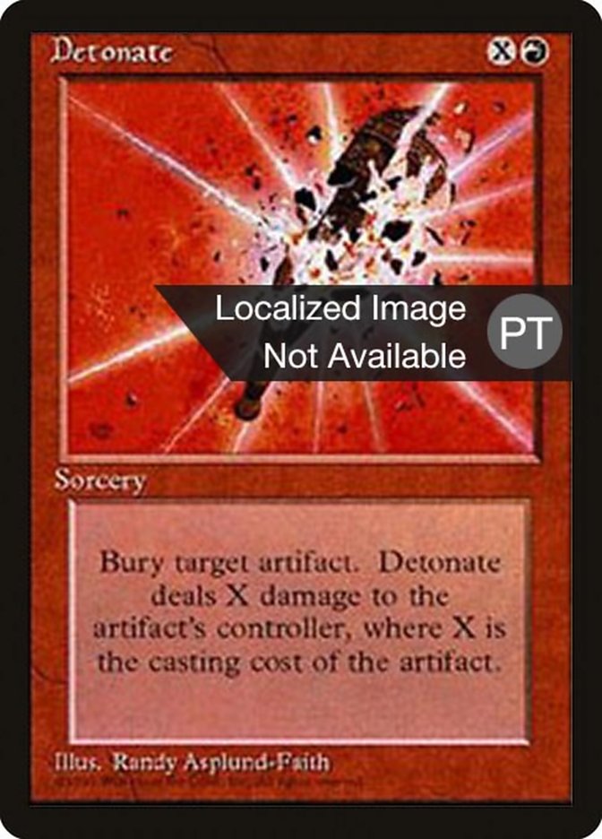 Detonate [Fourth Edition (Foreign Black Border)] | Play N Trade Winnipeg