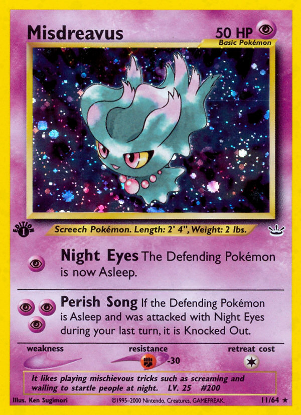 Misdreavus (11/64) [Neo Revelation 1st Edition] | Play N Trade Winnipeg