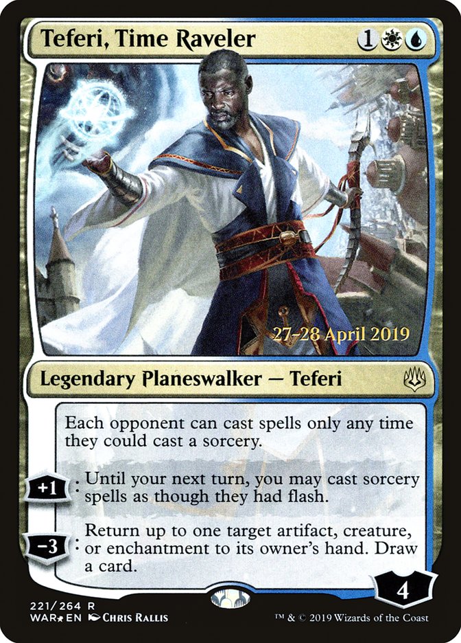 Teferi, Time Raveler  [War of the Spark Prerelease Promos] | Play N Trade Winnipeg