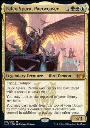 Falco Spara, Pactweaver (Promo Pack) [Streets of New Capenna Promos] | Play N Trade Winnipeg