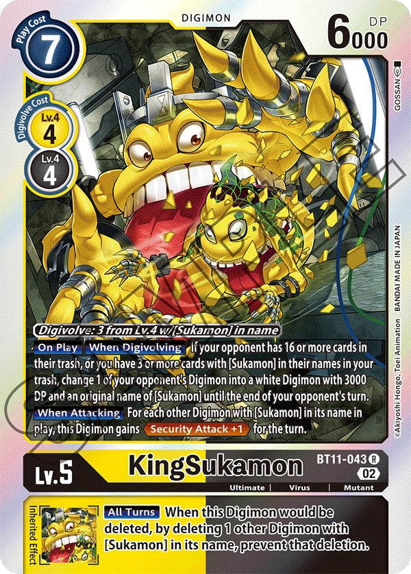 KingSukamon [BT11-043] [Dimensional Phase] | Play N Trade Winnipeg