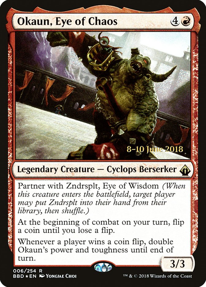 Okaun, Eye of Chaos   [Battlebond Prerelease Promos] | Play N Trade Winnipeg