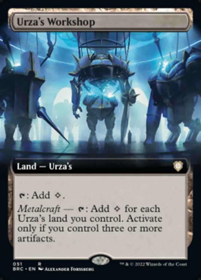 Urza's Workshop (Extended Art) [The Brothers' War Commander] | Play N Trade Winnipeg