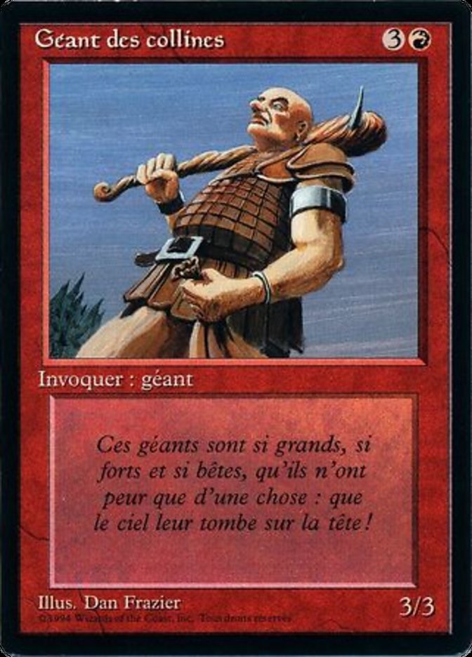 Hill Giant [Foreign Black Border] | Play N Trade Winnipeg