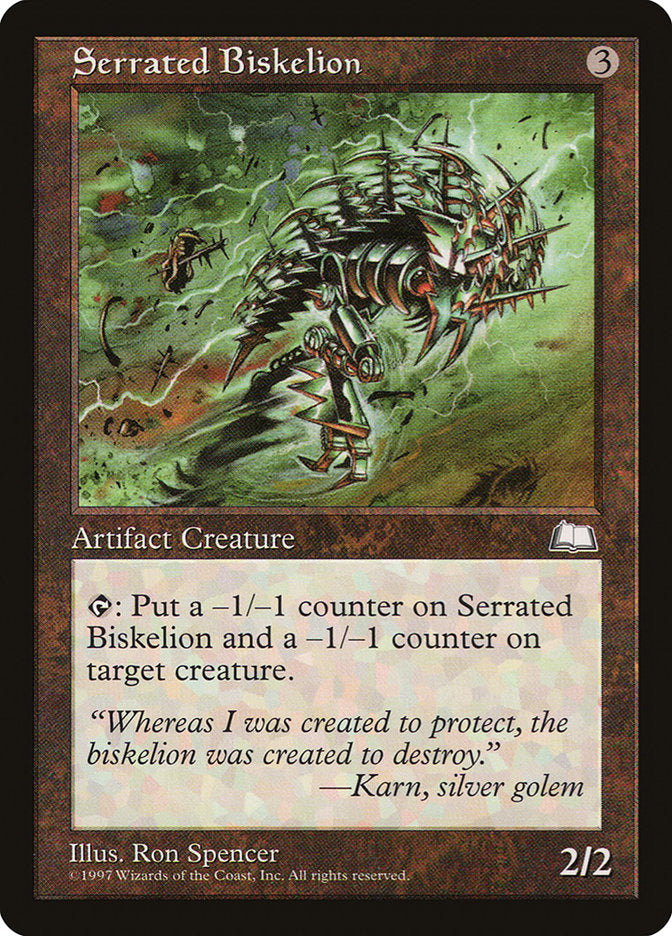 Serrated Biskelion [Weatherlight] | Play N Trade Winnipeg