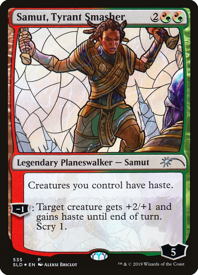 Samut, Tyrant Smasher (Stained Glass) [Secret Lair Drop Promos] | Play N Trade Winnipeg