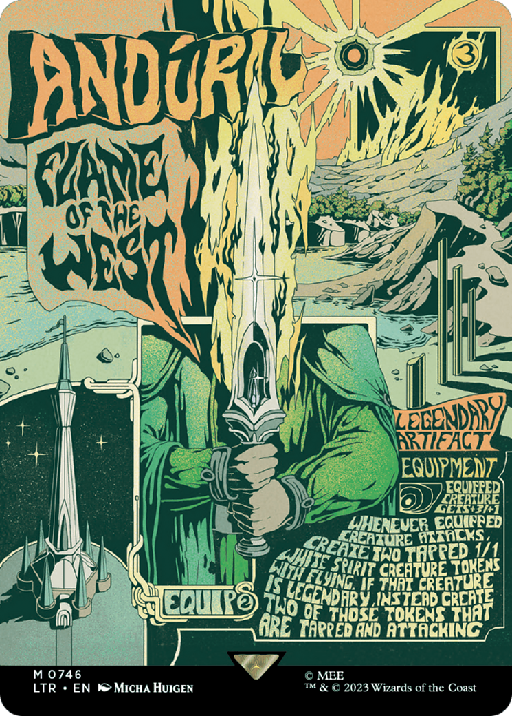 Anduril, Flame of the West (Borderless Poster) [The Lord of the Rings: Tales of Middle-Earth] | Play N Trade Winnipeg