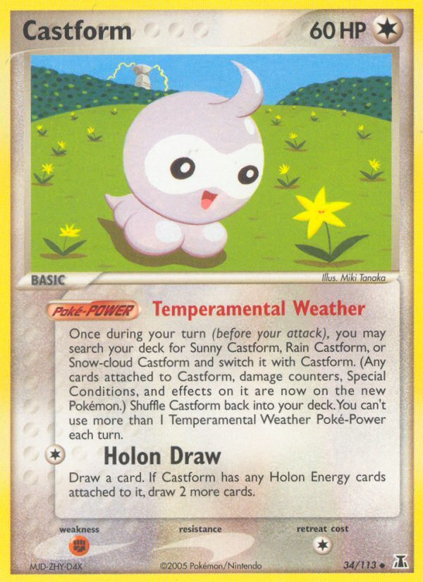 Castform (34/113) [EX: Delta Species] | Play N Trade Winnipeg