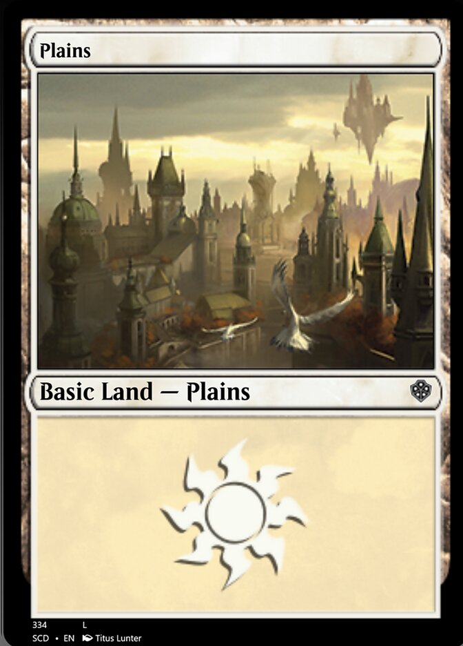 Plains (334) [Starter Commander Decks] | Play N Trade Winnipeg