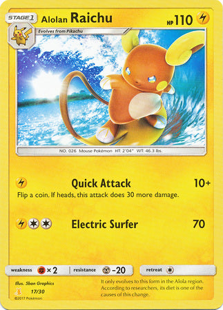 Alolan Raichu (17/30) [Sun & Moon: Trainer Kit - Alolan Raichu] | Play N Trade Winnipeg